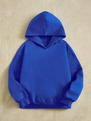 Vista 2 de Floerns Sudadera con capucha de manga larga con estampado gráfico de corazón para niñas