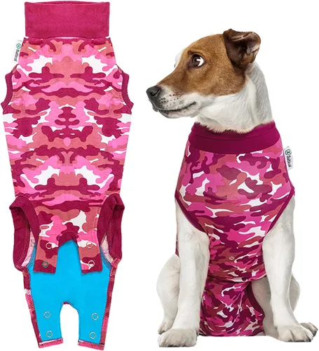 Vista 20 de Traje de recuperación Suitical para perros, de color negro, XXS, Negro