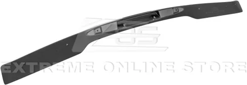 Vista 9 de Repuesto para todos los modelos Chevrolet Corvette C6 2005-2013 ZR1 Alerón de ala de tapa trasera de estilo extendido (plástico ABS, negro mate)