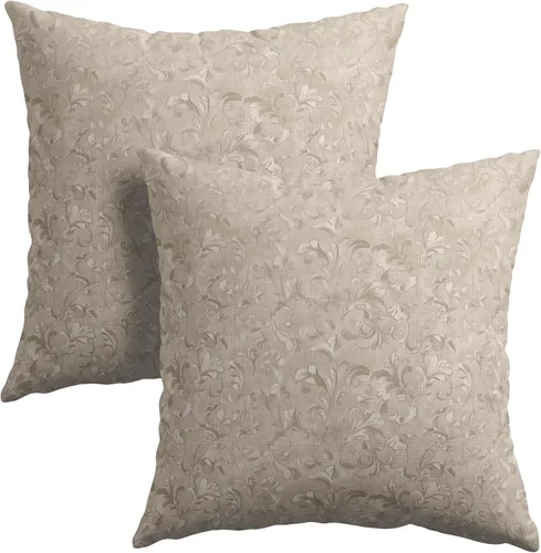 Vista 12 de Fundas de almohada de brújula de ancla, fundas de almohada náuticas para exteriores, fundas de cojín decorativas de rayas azules y blancas, fundas