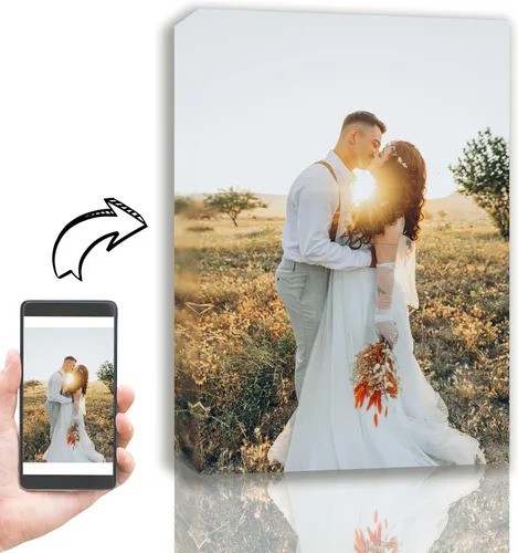 Vista 8 de Impresiones en lienzo personalizadas (lienzo enmarcado, 8 x 8 pulgadas), impresión de lienzo personalizada con tu foto, perfecto para decoración