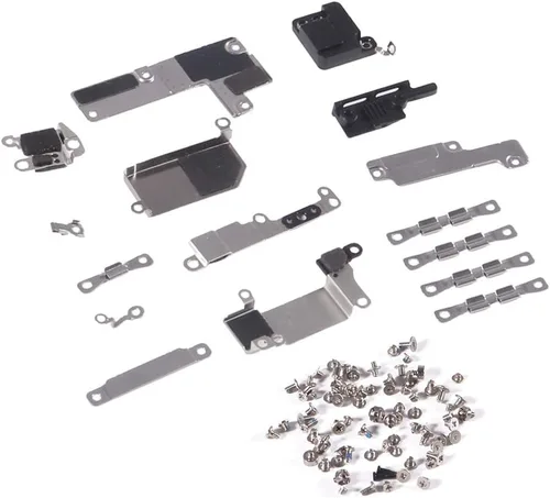 Vista 2 de Piezas internas de cubierta de placa de metal para iPhone 7Plus, reemplazo de soporte que incluye juego completo de tornillos y kit de herramientas