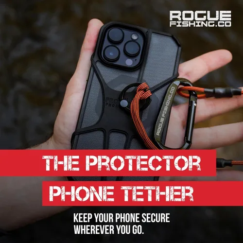Vista 2 de Rogue Fishing Co. The Protector Phone Tether - Phone Leash