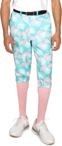 Vista 10 de Tipsy Elves Pantalones de golf para hombre, calcetines a juego incluidos, pantalones deportivos para hombre con diseños que cambian el juego