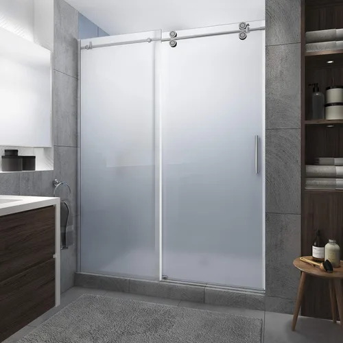 Vista 14 de Aston SDR978EZ.UC-ORB-4880-L Langham XL Puerta de ducha, bronce aceitado, transparente-izquierda