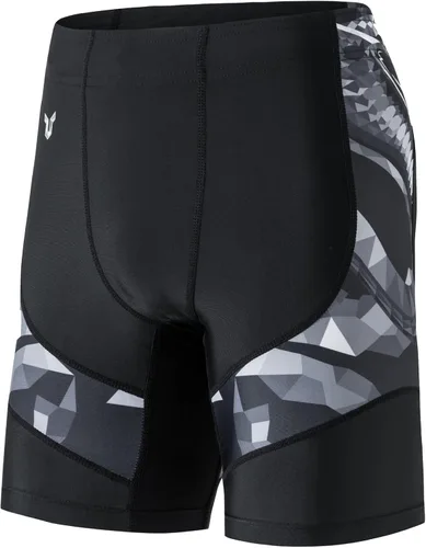 Vista 7 de HUGE SPORTS Shorts Rash Guard de Natación para Hombre Jammer de Natación de Compresión Traje de Baño Activo de Secado Rápido Shorts de Entrenamiento