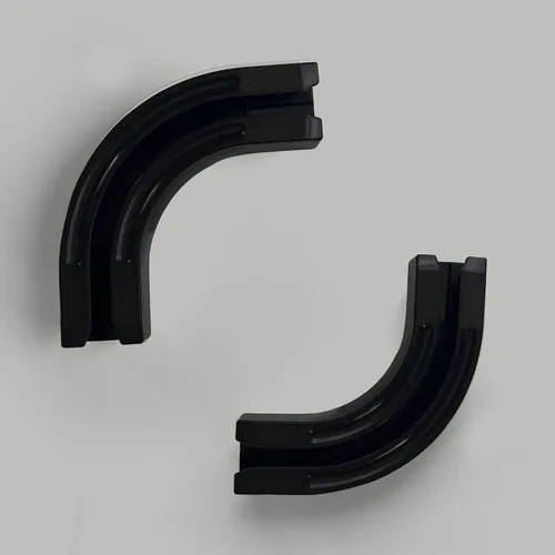 Vista 11 de 20 clips de metal para cortinas con forma de cortinas pesadas de acero inoxidable para cortinas montadas en techo y pared