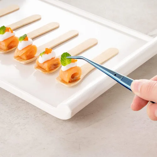 Vista 6 de Restaurantware Eco Luxe - Cucharas de degustación de 3.5 pulgadas, 1000 cucharas desechables para helado, resistentes para alimentos calientes