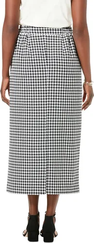 Vista 3 de Jessica London Falda midi bielástica con control de abdomen para mujer