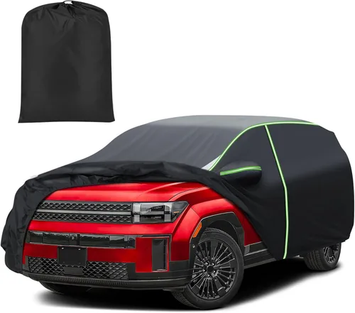Vista 48 de Mixsuper Liner Funda para coche para BMW X3 2003-2026, 7 capas, funda impermeable para coche, accesorios para X3 con puerta con cremallera, tiras