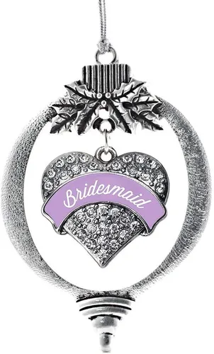 Vista 15 de Inspired Silver - Adorno con dije de hermana gemela - Adornos navideños de plata con circonitas cúbicas