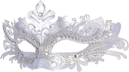 Vista 10 de Hoshin - Máscara para Baile de Máscaras, Decoraciones de Mardi Gras, Máscaras Venecianas para Mujeres