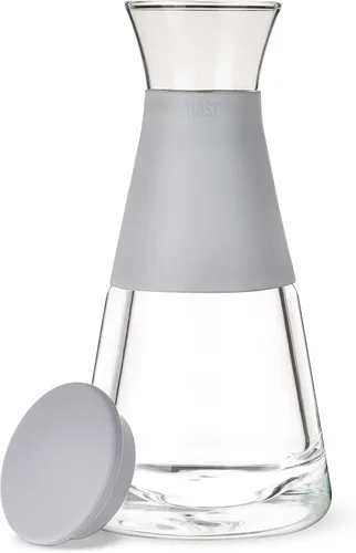 Vista 12 de HOST Recipientes de vidrio FREEZE para refrigerador, botellas de jugo de vidrio con tapas, jarra de agua de vidrio con gel refrigerante, 27 onzas