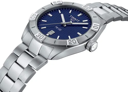 Vista 3 de Tissot T1016101104100 - Reloj de vestir clásico para hombre PR 100
