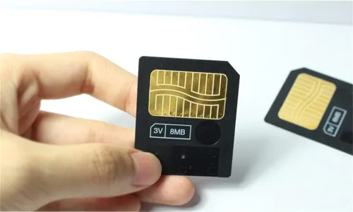 Vista 2 de 3.3V SmartMedia Cards SM 16MB Tarjeta de memoria flash Smart Media Card (8MB SmartMedia Cards)