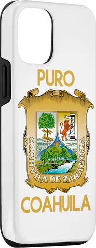 Vista 3 de Funda para iPhone 15 Puro Coahuila Coahuila Estado De México Escudo Eagle Aguila