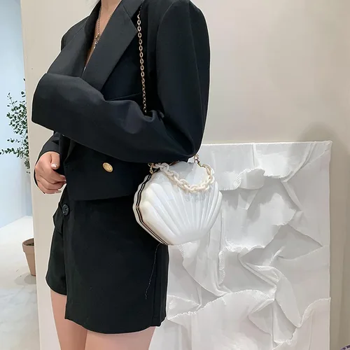 Vista 4 de Van Caro - Bolso de hombro cruzado de piel sintética con purpurina para mujer
