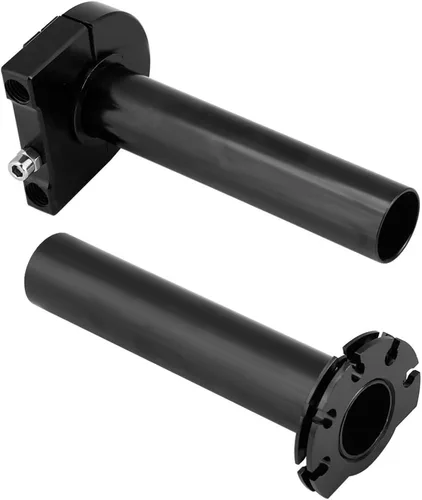 Vista 7 de Agarres universales de acelerador, 7/8 de pulgada y 0.866 in para manillar de acelerador para motocicleta, scooter, motocross, moto (negro)
