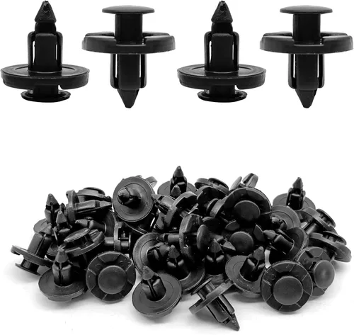 Vista 8 de 20 piezas de sujetadores de panel de guardabarros para parachoques Nissan OEM 01553-09321 Compatible con MR328954