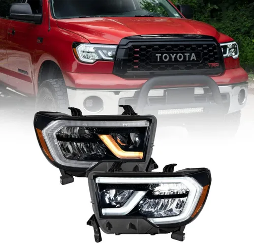 Vista 2 de Form Lighting Faros LED secuenciales compatibles con Toyota Sequoia 2008-2017 (par)