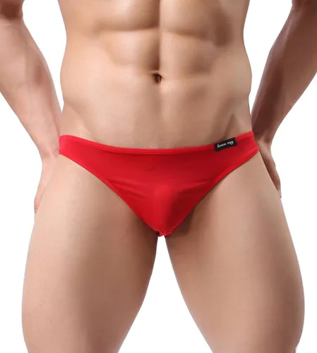 Vista 2 de WINDAY Bikinis y calzoncillos transpirables de seda de hielo triángulo para hombre D318