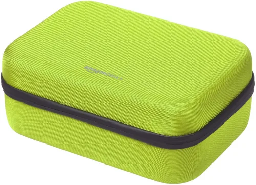 Vista 4 de Tienda Basics Hard Shell Travel and Storage Case for Nintendo Switch and Switch OLED- 12 x 48 x 9 Inches Neon Yellow