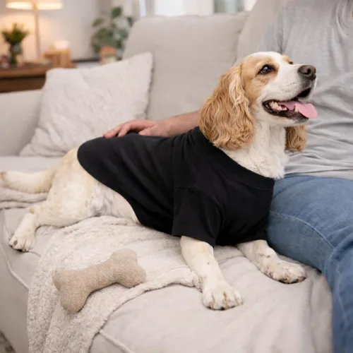 Vista 8 de Lovelonglong 2019 - Ropa para mascotas, Disfraces para Perro, Ropa Camisetas en blanco para Perros Grande Medianos Pequeños 100% Algodón 18