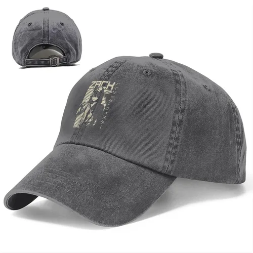 Vista 3 de Angels - Gorra de béisbol ajustable con estampado de anime de la muerte, diseño de moda, color negro