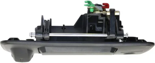 Vista 5 de KarParts360 Manija de puerta trasera para Toyota Tundra 2014-2020 Exterior con orificios de leva y llave Negro Plástico TO1915118