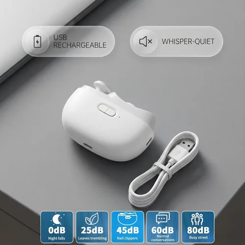 Vista 5 de Cortaúñas eléctrico para personas mayores, recortadora de uñas automática segura y recargable para uñas gruesas, ancianos, bebés, niños y mujeres