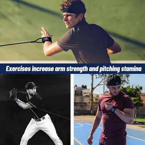 Vista 7 de Baseball Band Resistance Band for Pitchers, Arm Trainer for Throwing Training