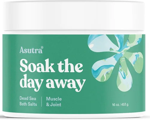 Vista 10 de ASUTRA Sales de baño del Mar Muerto (desintoxicación y adelgazamiento), 16 onzas, remoja en minerales curativos ricos y vitales, purifica y energiza