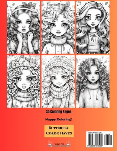 Vista 2 de Fall Beauties Coloring Book