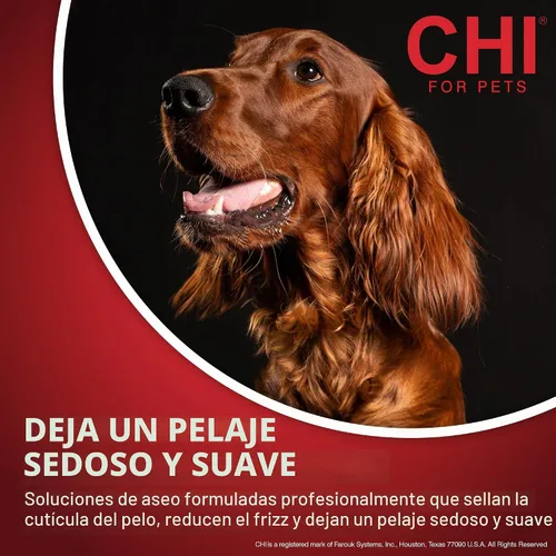 Vista 3 de CHI para Perros Champú Control de Caída - Lavado Anti-Caída para Perros con Exceso de Pelo y Cabello Suelto - Fórmula Suave para Todos los Tipos