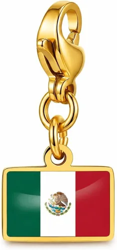 Vista 14 de Mini Country Flag Keychain Charm Collectible Travel Souvenir Keyring España