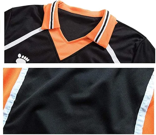 Vista 3 de XIAMUSZ Karasuno - Disfraz de camiseta para Halloween, uniforme corto