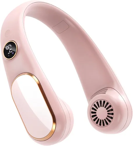 Vista 10 de SLENPET Ventilador de cuello portátil de 10000 mAh, 6 velocidades, últimas 48 horas, rotación de 360°, ventilador personal portátil