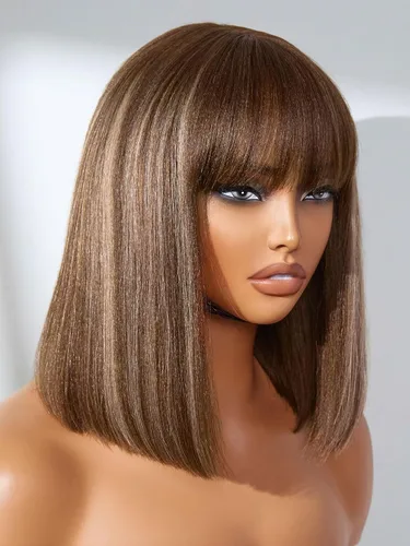 Vista 18 de Luvme Hair Ultra Confortable, de Colocación Rápida y Fácil, Corte Pixie Corto con Flequillo de 12.7 cm, con Tapa de Algodón Amistosa con la Piel