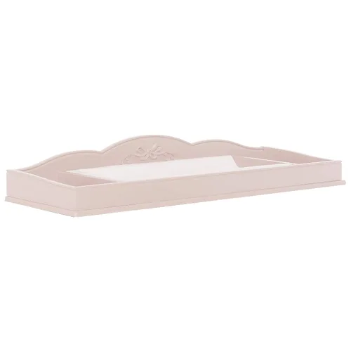 Vista 7 de Evolur Aurora - Cómoda de 54 x 20.3 x 34 pulgadas con bandeja cambiadora, rosa polvoriento Rosa (Dusty Rose)