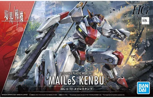 Vista 7 de Bandai Hobby - AMAIM: Warrior at The Borderline - 01 MAILeS KENBU, Bandai Spirits HG 1/72 Model Kit