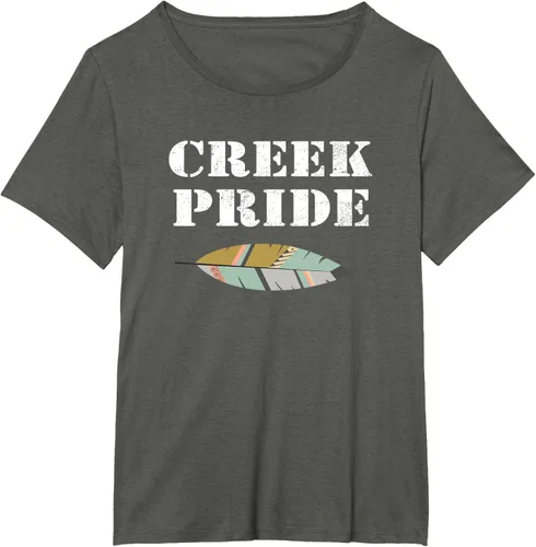 Vista 57 de Creek Native American Pride - Camiseta, Negro, S