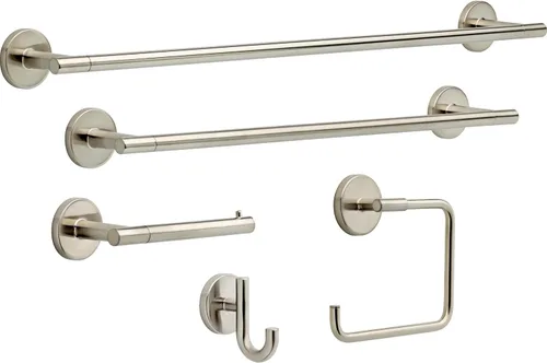 Vista 3 de Delta Faucet 75935-SS Trinsic – Gancho para bata, acero inoxidable