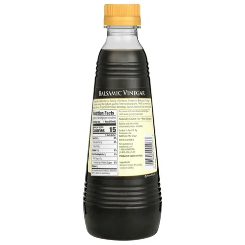 Vista 7 de Vinagre balsámico gourmet de Pompeian, naturalmente sin gluten, 16 onzas líquidas (473 ml) Vinagre para cocinar: sabor dulce y picante
