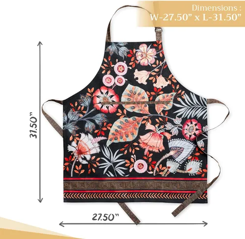 Vista 259 de Maison d' Hermine Delantales para mujer con bolsillo, 100% algodón (27.50 x 31.50 pulgadas)