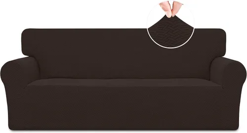 Vista 38 de Easy-Going Funda de sofá reclinable de jacquard elástico, suave de 4 piezas, con lazo elástico, protector de muebles lavable para niños, mascotas