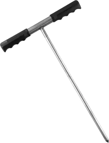 Vista 6 de Stainless Steel Soil Probe Rod 32-48 Inch Adjustable Length With Comfortable Handle For Locating Septic Tanks And Underground Pipes