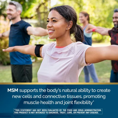 Vista 6 de Nature's Wonder Glucosamina condroitina de triple fuerza con MSM y ácido hialurónico y boswellia para la salud de las articulaciones, apoya