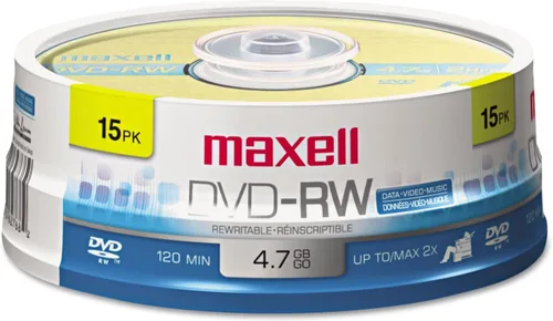 Vista 2 de Maxell DVD Rewritable Media 635117 - 1 Cada