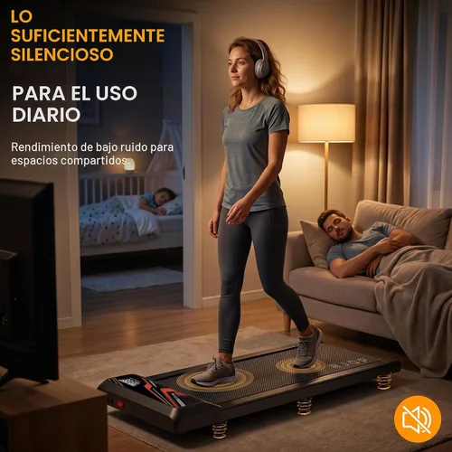 Vista 7 de RJOP 2.5HP Walking Mat with Incline Pad, Under Desk Treadmill for Home Gym