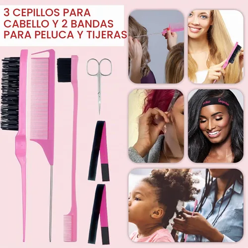 Vista 8 de Kit de peluca de 15 piezas para encaje frontal, spray de fusión de fuerte sujeción, pegamento de encaje, banda de fusión de encaje, control